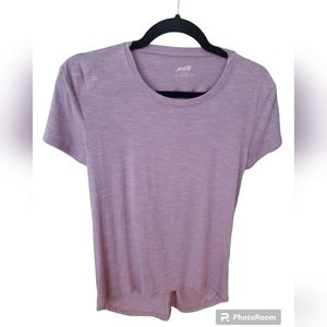 Avia active round neck lavender top